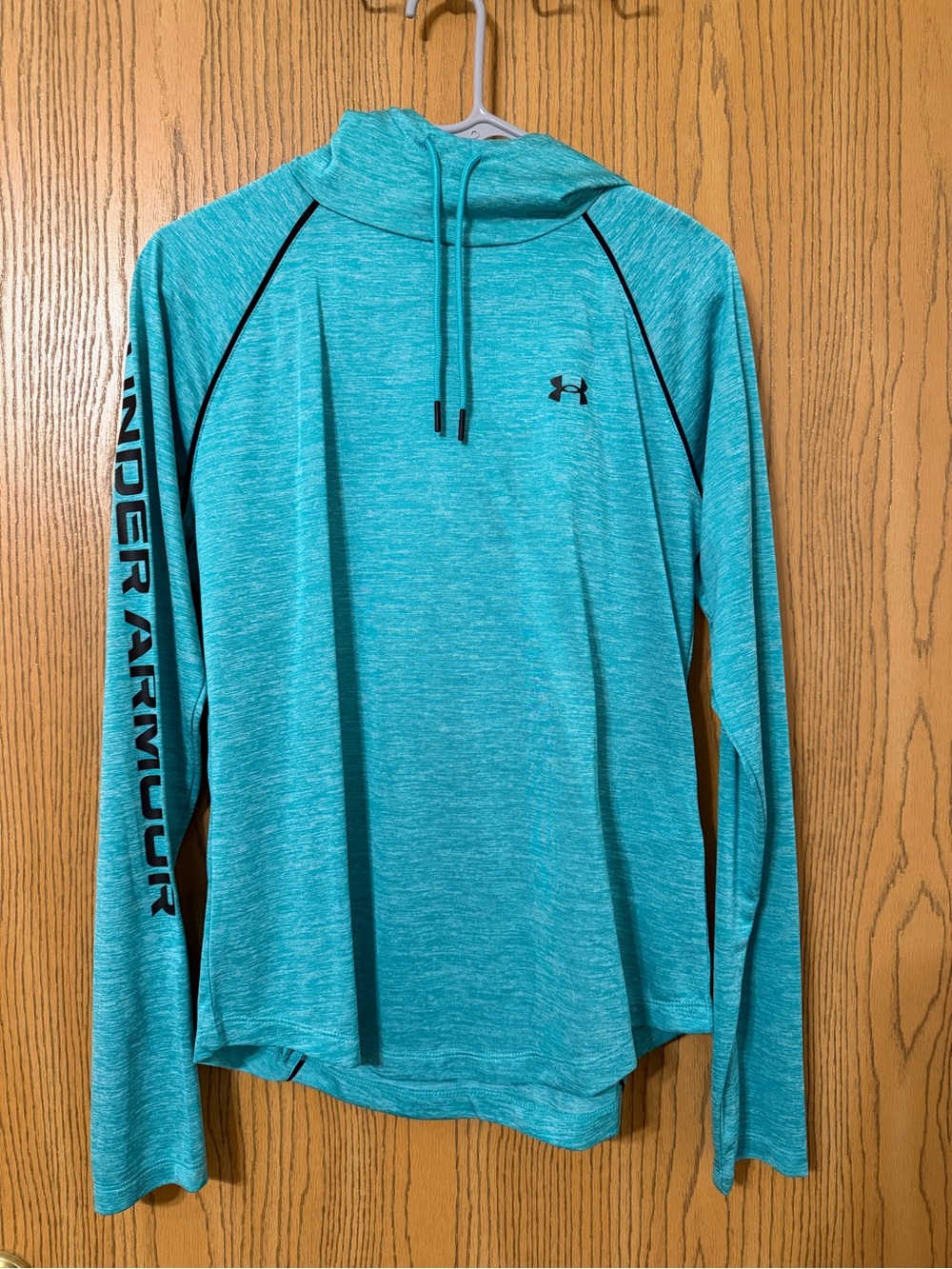 Under Armour Teal Hooded Long Sleeve